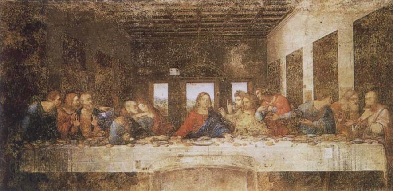 Leonardo  Da Vinci The Last Supper Norge oil painting art